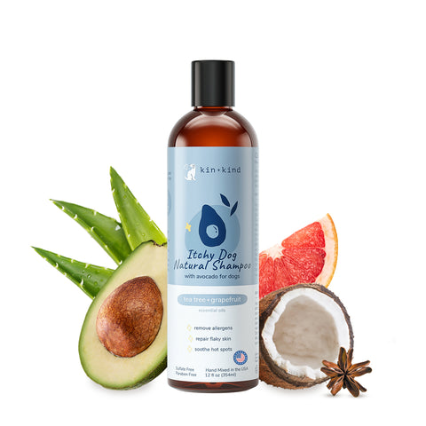kin+kind Itchy Dog Natural Shampoo (Tea Tree & Grapefruit)