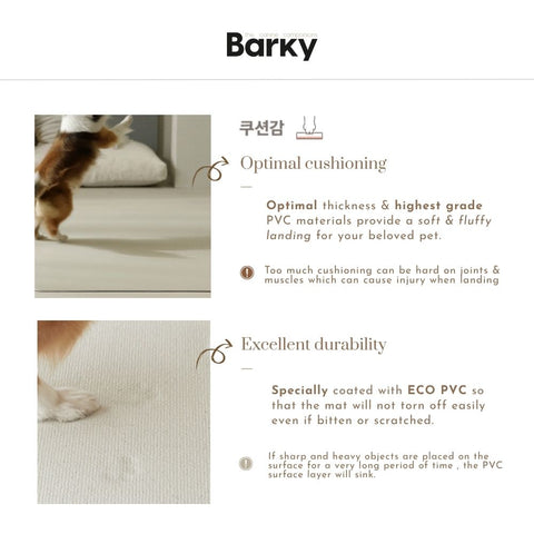 Barky Premium Pet Anti Slip Mat | Beige