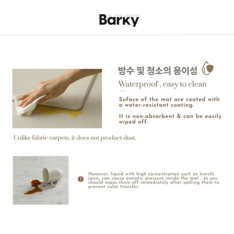 Barky Premium Pet Anti Slip Mat | Beige