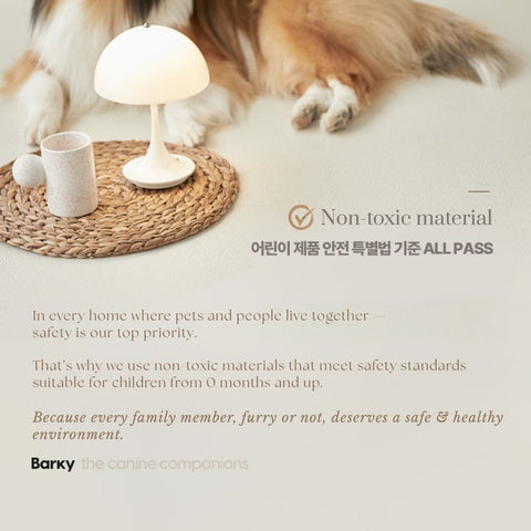 Barky Premium Pet Anti Slip Mat | Beige