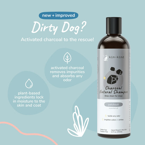 kin+kind Natural Shampoo | Charcoal