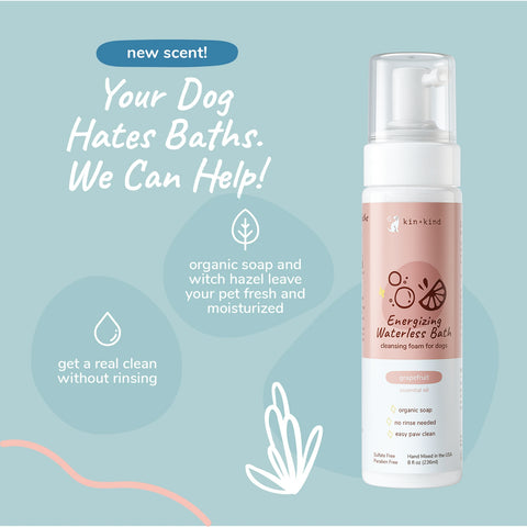 kin+kind Waterless Shampoo - Energizing (Grapefruit)