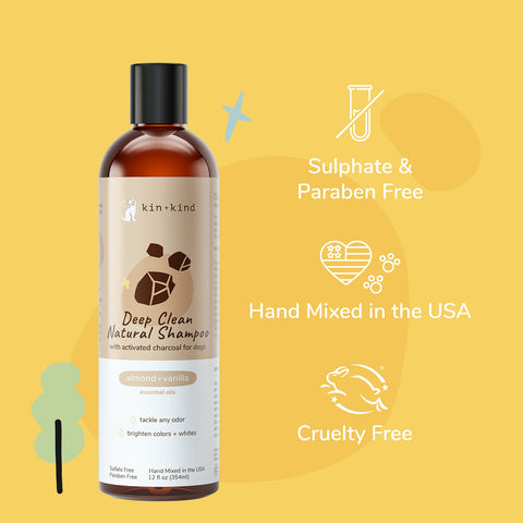 kin+kind Deep Clean Natural Shampoo (Almond & Vanilla)