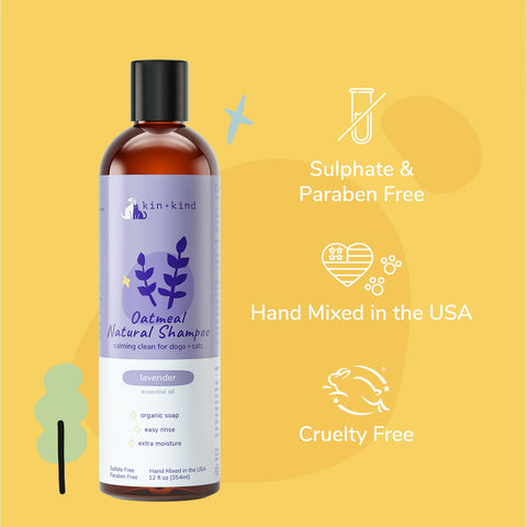 kin+kind Oatmeal Sensitive Skin Shampoo (Unscented)