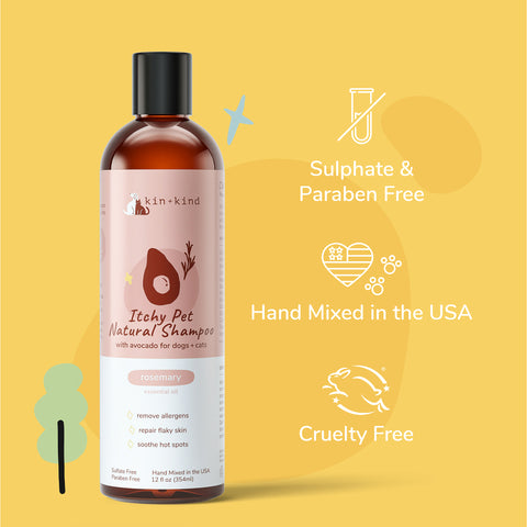 kin+kind Itchy Pet Natural Shampoo (Rosemary & Peppermint)