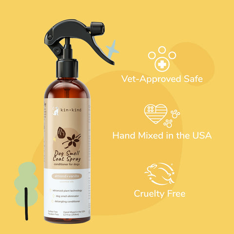 kin+kind Pet Coat Spray | Almond & Vanilla