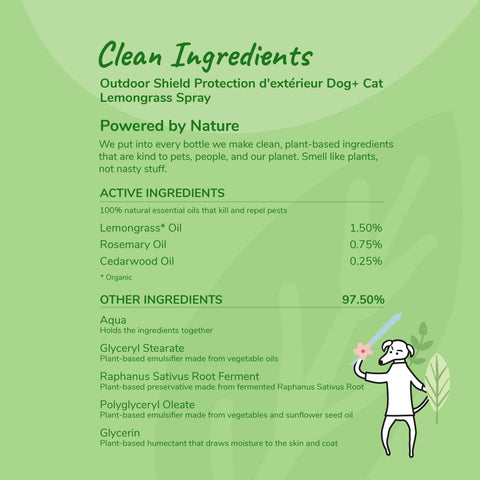 kin+kind Flea & Tick Spray (Lemongrass)