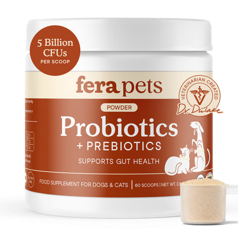 Fera Pets Organic USDA Probiotics + Prebiotics | Powder