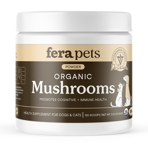 Fera Pets Organic Mushroom Blend for Immune Support