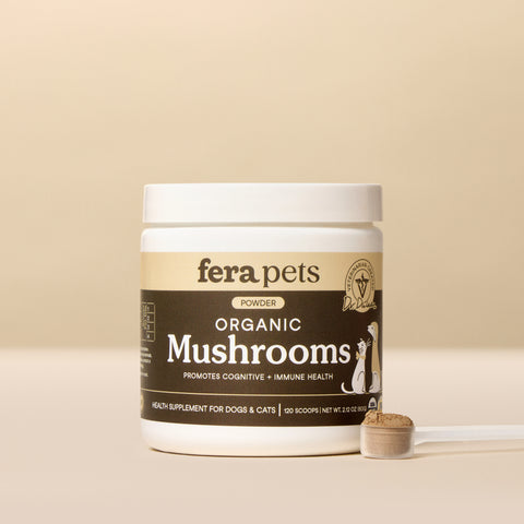 Fera Pets Organic Mushroom Blend for Immune Support