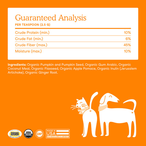 Fera Pets Organic Pumpkin Plus Fiber Support
