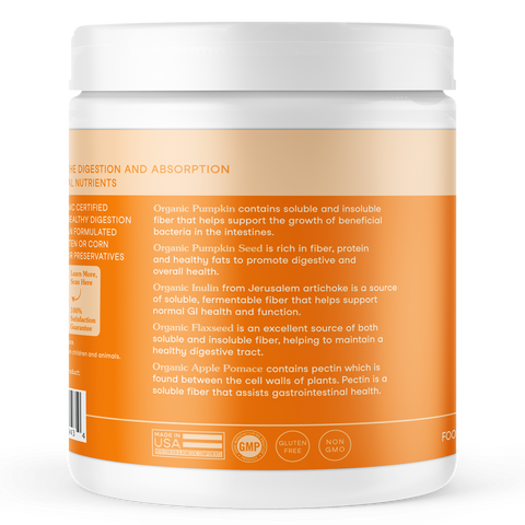 Fera Pets Organic Pumpkin Plus Fiber Support