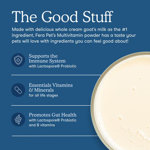 Fera Pets Goat Milk Topper | Multivitamin