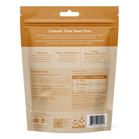 Fera Pets Goat Milk Topper | Immune