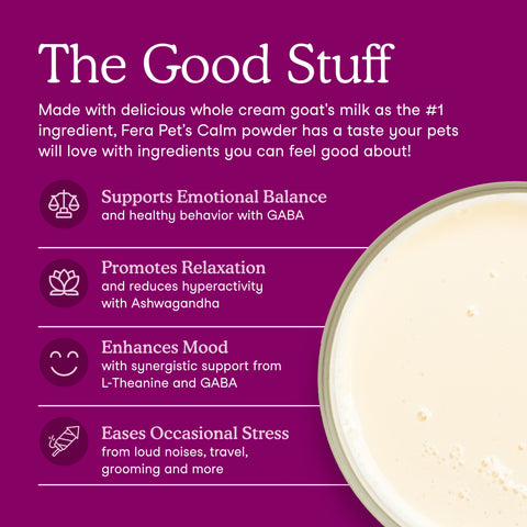 Fera Pets Goat Milk Topper | Calm