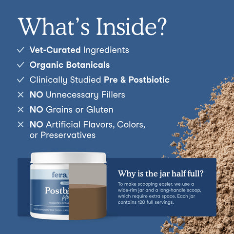 Fera Pets Organic Postbiotics Plus