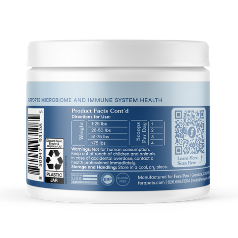 Fera Pets Organic Postbiotics Plus