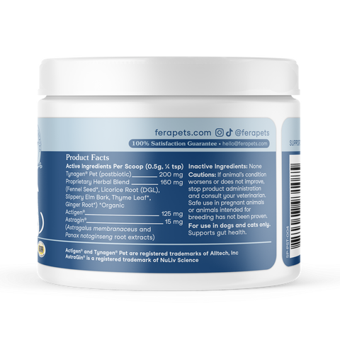 Fera Pets Organic Postbiotics Plus