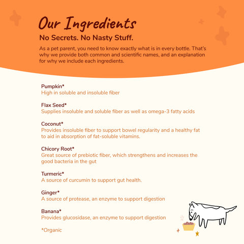 kin+kind Organic Supplement - Healthy Poops