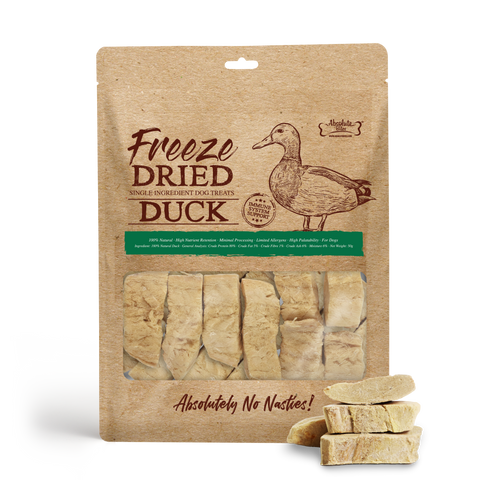 Absolute Bites® Single Ingredient Freeze Dried Treats | Duck (50g)