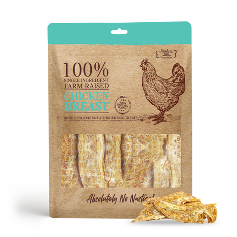 Absolute Bites® Single Ingredient Air Dried Treats | Farm Raised Chicken Breast