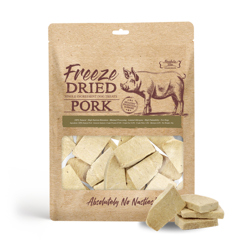 Absolute Bites® Single Ingredient Freeze Dried Treats | Pork (45g)