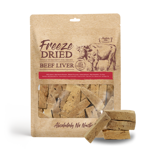 Absolute Bites® Single Ingredient Freeze Dried Treats | Beef Liver (70g)