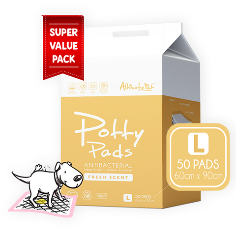 Altimate Pet Potty Pee Pads - L (60cmx90cm) | 50pcs