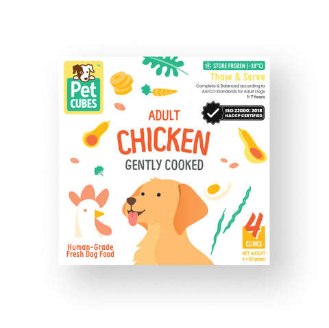 PetCubes Gently Cooked Food For Dogs | Adult
