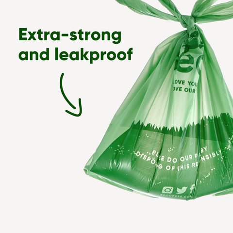 Beco Mint Scented Poop Bags | With Handles
