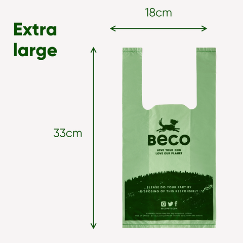 Beco Mint Scented Poop Bags | With Handles
