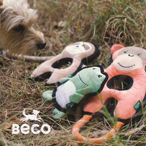 Beco Plush Dog Toy |  Orangutan