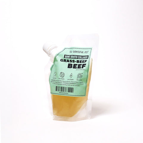 The Grateful Pet Bone Broth Collagen | Grass-Fed Beef