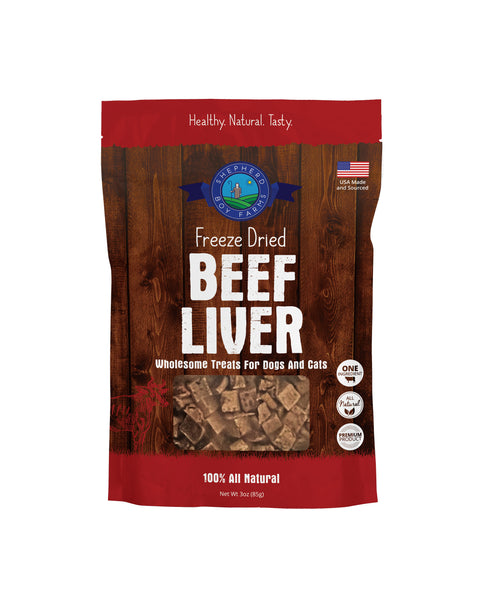 Shepherd Boy Farms Freeze Dried Treats | Beef Liver