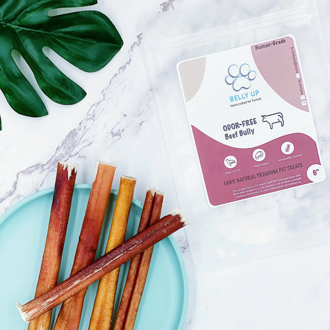 Belly Up 100% Natural Beef Bully Stick | Odour-Free