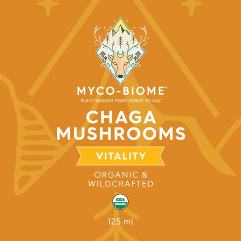 Adored Beast Apothecary Myco-Biome™ Chaga Mushrooms | Liquid Triple Extract