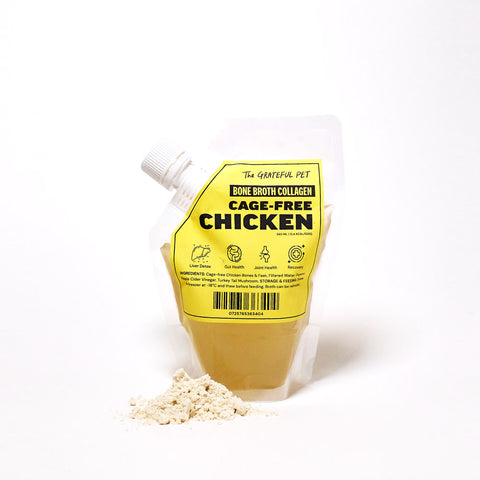 The Grateful Pet Bone Broth Collagen | Cage-Free Chicken