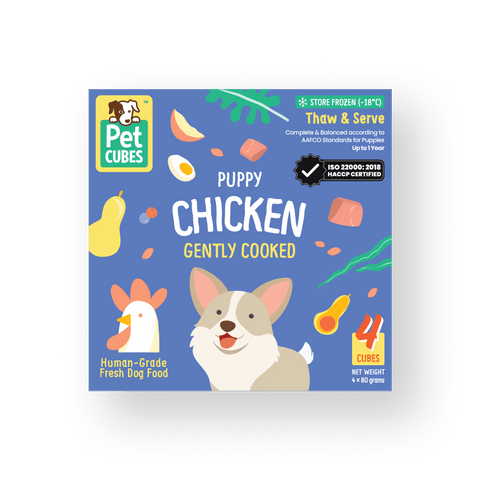 Petcubes Gently Cooked Food For Dogs | Puppy
