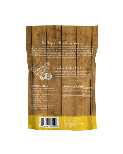 Shepherd Boy Farms Freeze Dried Treats | Chicken Breast