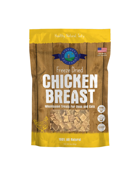Shepherd Boy Farms Freeze Dried Treats | Chicken Breast