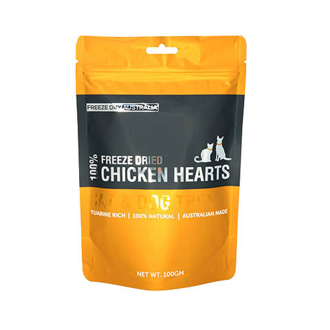 Freeze Dry Australia Whole Chicken Hearts