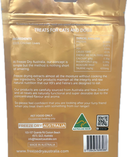 Freeze Dry Australia Chicken Liver