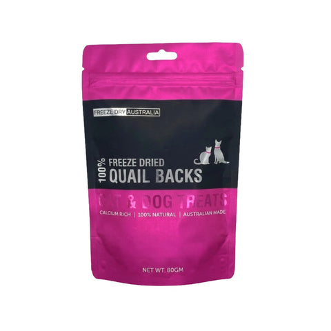 Freeze Dry Australia Quail Backs