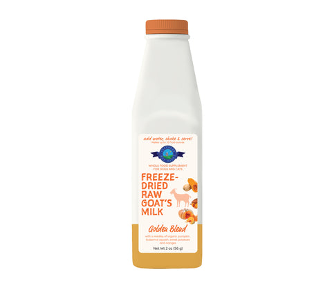 Shepherd Boy Farms Freeze Dried Raw Goat Milk | Golden Blend
