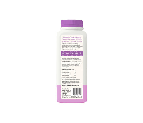 Shepherd Boy Farms Freeze Dried Raw Goat Milk | Super Fruit
