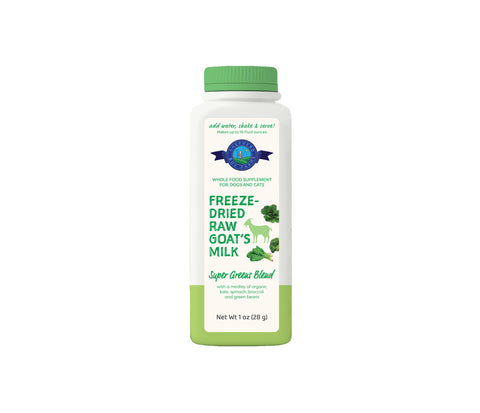 Shepherd Boy Farms Freeze Dried Raw Goat Milk | Super Green
