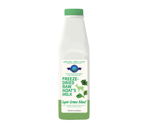 Shepherd Boy Farms Freeze Dried Raw Goat Milk | Super Green