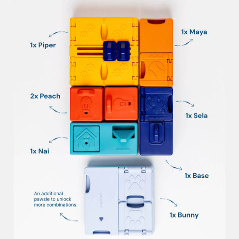 Pawzler Modular Dog Puzzle System | Genius Set