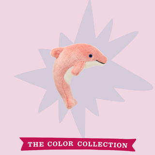 Fluff & Tuff Gisele Mini Pink Dolphin