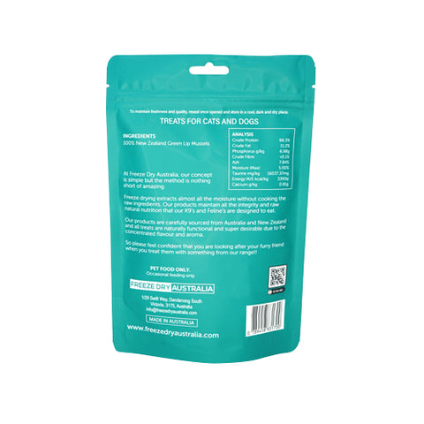 Freeze Dry Australia Green Lip Mussels